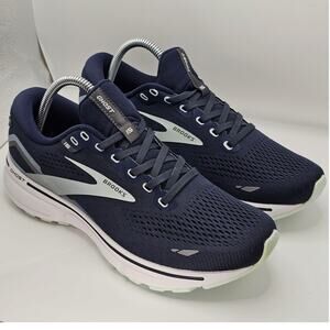 Brooks Ghost 15 Peacoat Pearl Salt Air Womens 9 Narrow 2A UK 7 Navy Blue Shoes